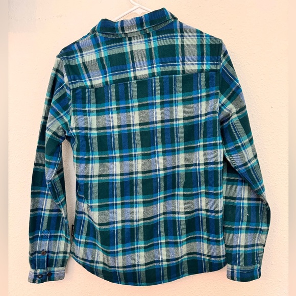 Cotopaxi Women’s Mero Organic Flannel Shirt - Deep Ocean Plaid - Picture 2 of 5